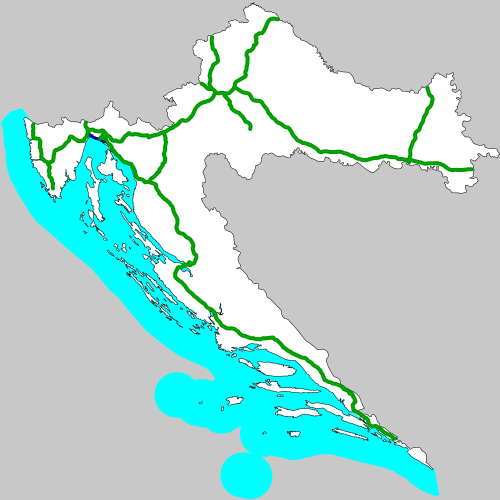 Highways in Croatia